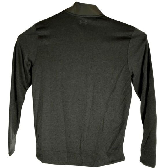 Under Armour Men's Golf Storm Fleece 1/4 Snap Mock Neck Sweater Gray Size Medium - Picture 2 of 8